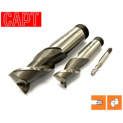 Frese per alluminio 2 tagli serie media CAPT